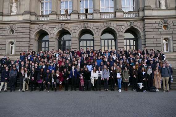 Inés Lambistos, estudiante del Máster Conjunto de Ecología UCM-UAM, participó en la Sesión Inaugural de la Asamblea Europea de Estudiantes 'European Student Assembly' que tuvo lugar el pasado 3 y 4 de marzo.